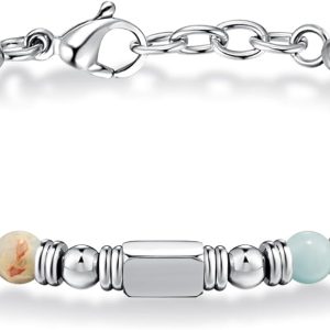 Beaded Bracelets for Women - Silver and Gold Boho Bracelets, Trendy Jewelry Gifts for Lover, Mom, Frien